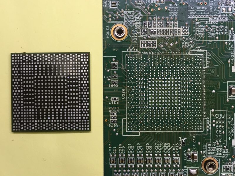 Reballing GPU